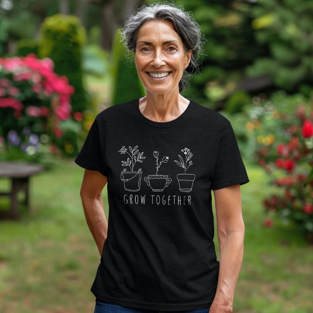 Cultiver ensemble T-shirt noir féminin (Créateur téléchargé)