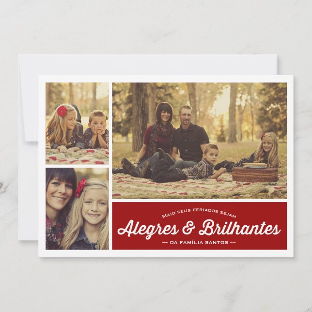 Cumprimento alegre & brilhante do Natal (Devant)