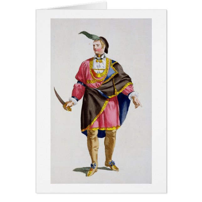 Cunne Shote, chef du Cherokees, 1780 (coloure (Devant)