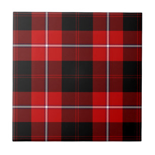 Cunningham Tartan Rouge Noir Carreaux