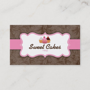 Cup Cakes Bakery Sweet Traitements Carte de visite