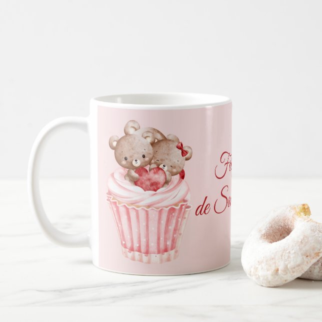 Cup Coffee Mug Valentine's Day (Avec donut)