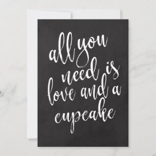 Cupcake abordable Chalkboard mariage signe