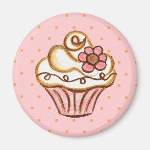 Cupcake Bakery Cuisine Magnet Cadeau