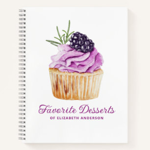 Cupcake Bakery Dessert Recette Carnet livre de cui