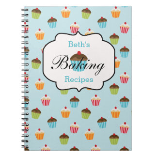 Cupcake Carnet de recettes de cuisson personnalisé