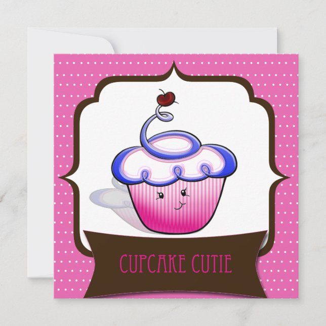 Cupcake Cutie Cartes pour notes (Devant)
