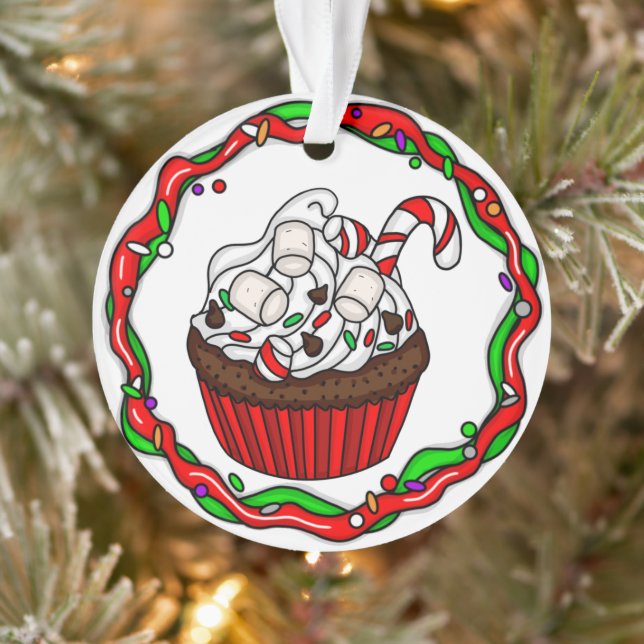 Cupcake de Noël personnalisé (Arbre)