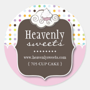 Cupcake décoratif Stickers Chef pâtissier