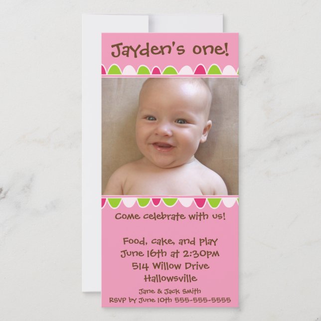 Cupcake Fringe Greeting Card 02 (Devant)