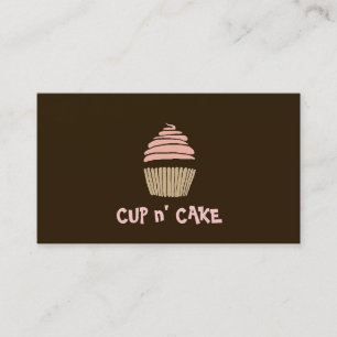 Cupcake, gâteau, Carte de visite de boulangerie