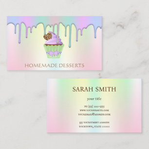 Cupcake Logo boulangerie Chef, Carte de visite mig