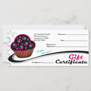 Cupcake rose alternatif - Certificats cadeaux