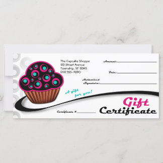 Cupcake rose alternatif - Certificats cadeaux
