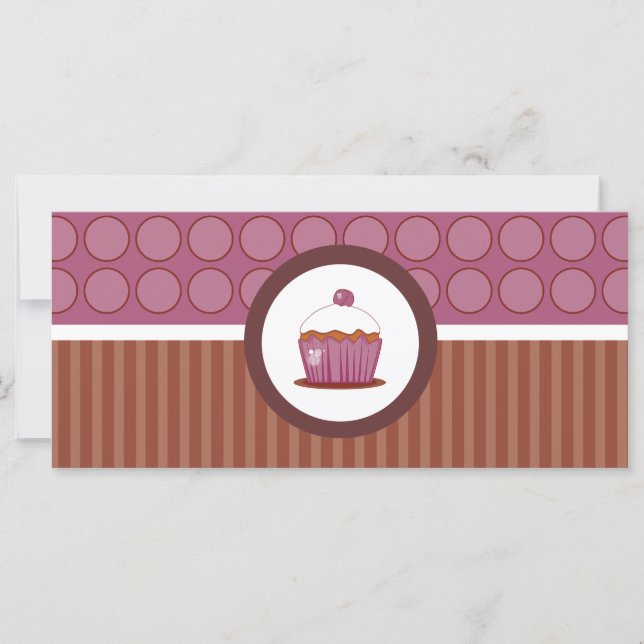 Cupcake Shop ou Boulangerie Certificats cadeaux (Devant)