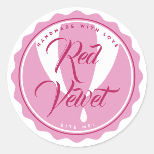 Cupcake stickers étiquettes personnalisés