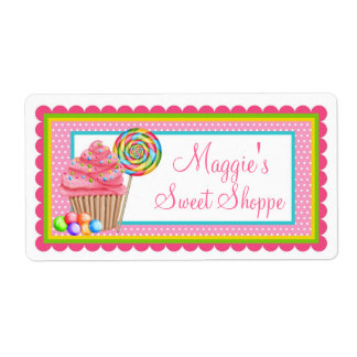 Cupcake Sweet Shoppe Étiquettes