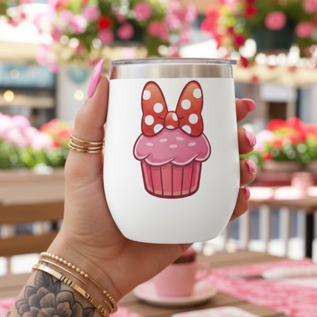 Cupcake Thermal Wine Tumbler (Créateur téléchargé)