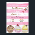 Cupcakes Birthday Invitation, Cupcakes Invitation<br><div class="desc">Customize this Cupcakes Birthday Invitation with your own information.</div>