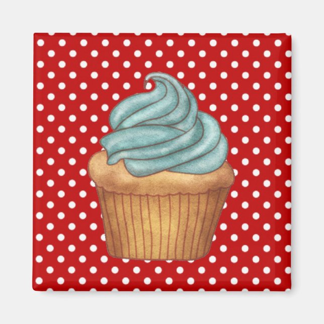 Cupcakes Gâteaux Aimant de pâtisserie (Devant)
