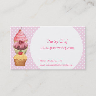 Cupcakes Pâtisseries Carte de profil professionnel