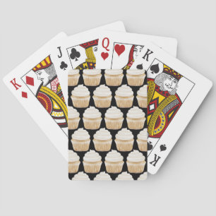 Cupcakes vanille - Cartes de Jeu Noires