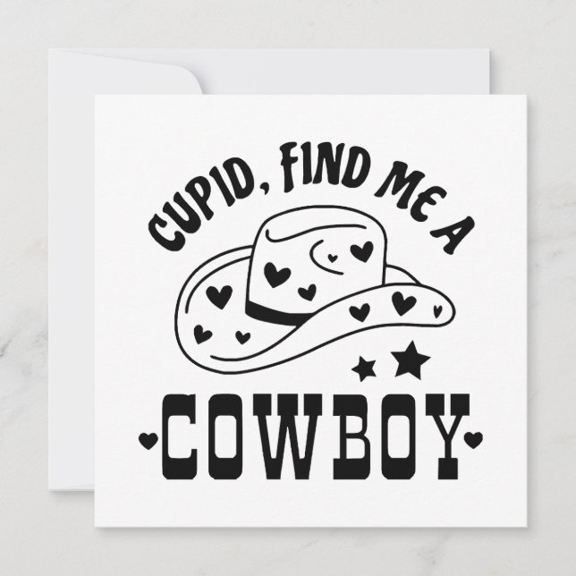 Cupid Me Trouve Un Cowboy Western (Devant)