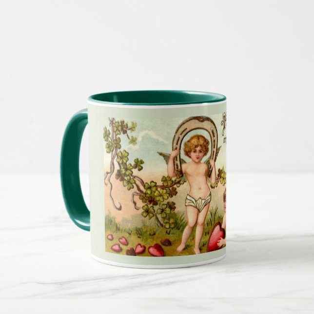 Cupid Oublie moi pas la Mug de Valentine (Devant gauche)