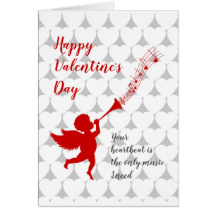 Cupide jouant de la musique le jour de la Saint Va