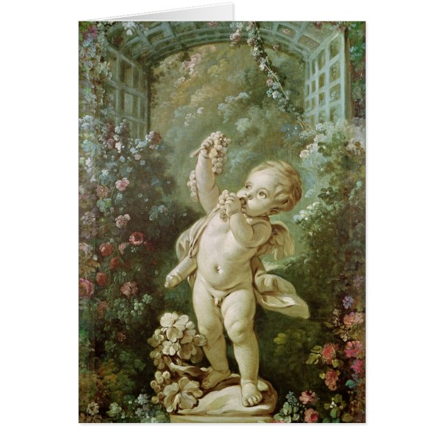 Cupidon avec des raisins (Devant)