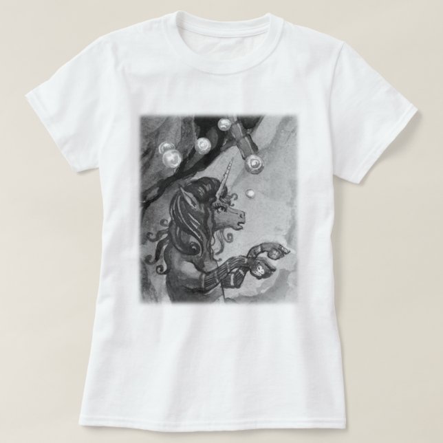 Cuprum - T-shirt profil BW (Design devant)