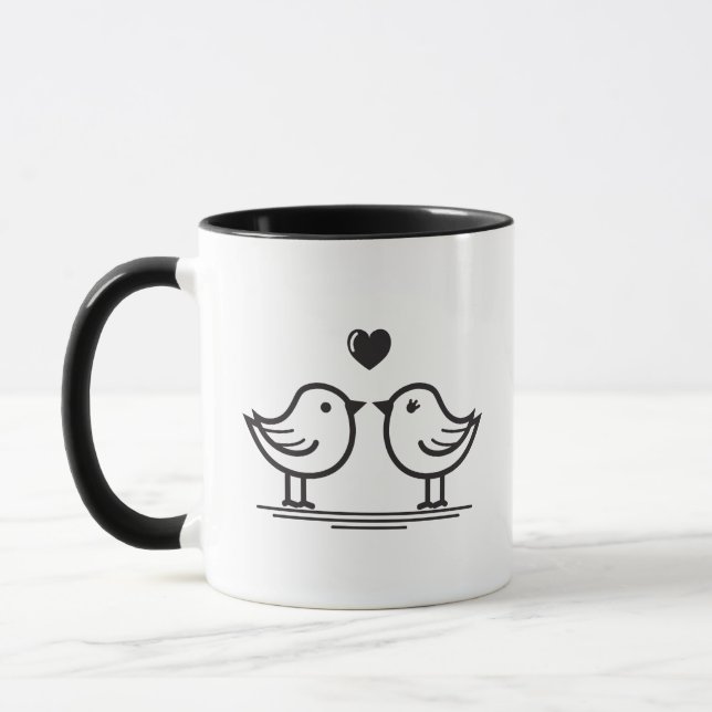 Cups & Mugs Cafés Design Simple Unique Mignonne (Gauche)