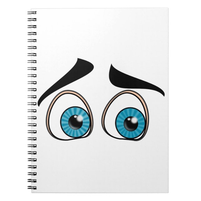 Curieux Carnet Blue Eyes (Devant)