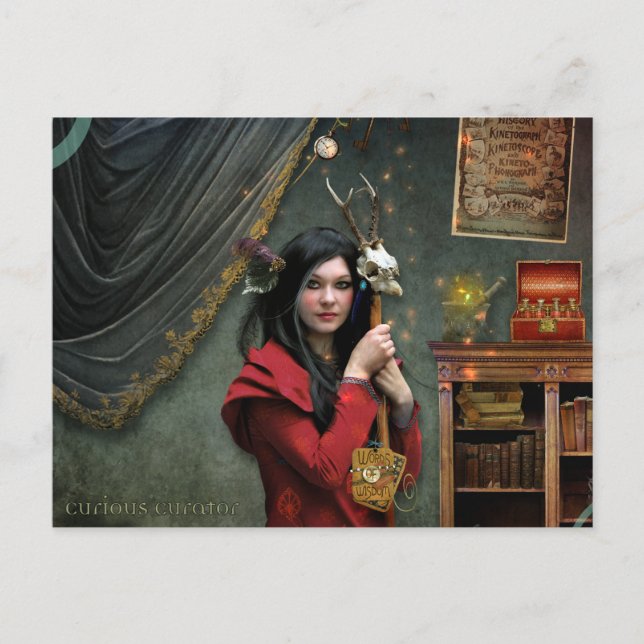 Curieux Carte postale Curator (Devant)
