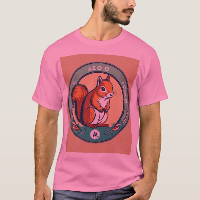 Curieux Chipmunk Forest Adventure T-Shirt Designs (Devant)
