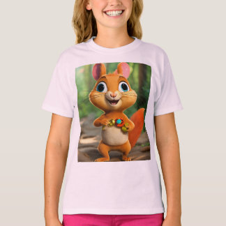 Curieux Chipmunk Forest Adventure T-Shirt Designs