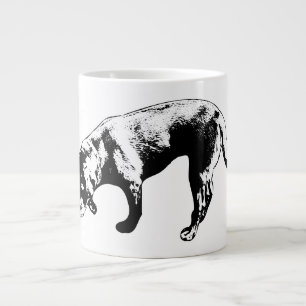 Curieux labrador renifler l'encre d'art Mug