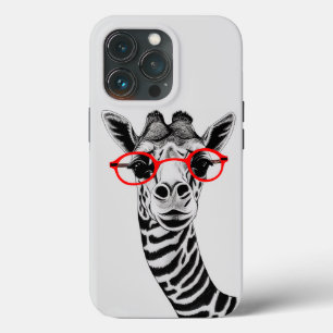 Curious Giraffe coque iphone - Faune Artistique