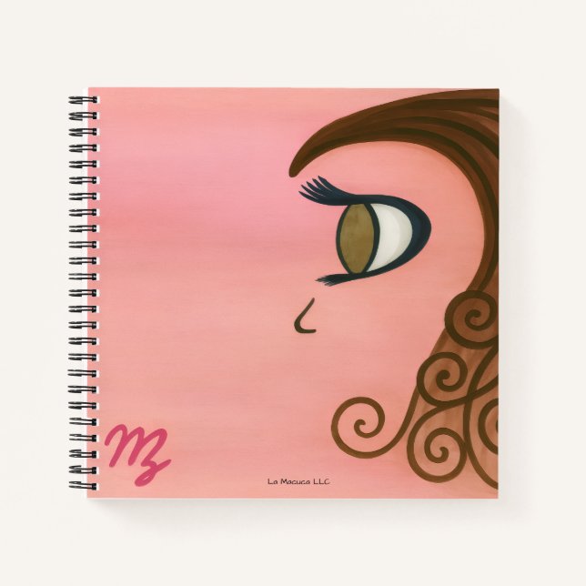 Curl Girl carnet gauche (Devant)