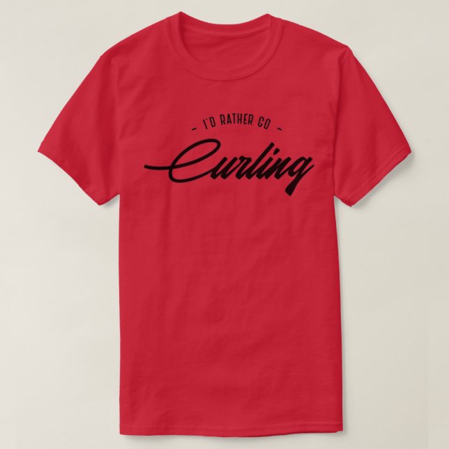 Curling Athlete Essential TShirt Classic TShirt (Design devant)