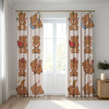 Curtain d'ours mignon | Pépinière et salle pour en
