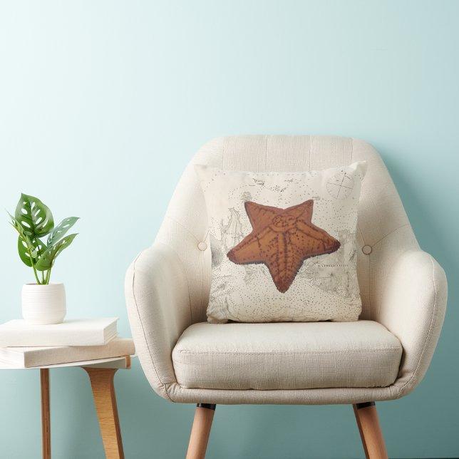 Cushion Sea Star : Un coussin Nautique Tapisserie (Créateur téléchargé)