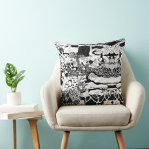 Cusion Coussin Funky Danser Homme Motif