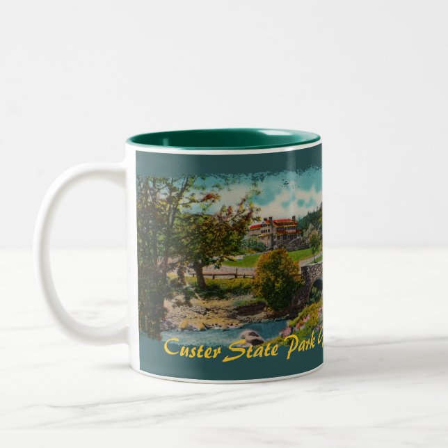 Custer State Park Game Lodge Café Mug (Gauche)