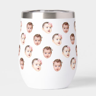 Custom 11 oz Funny Baby Kids Family Face 2 Photos