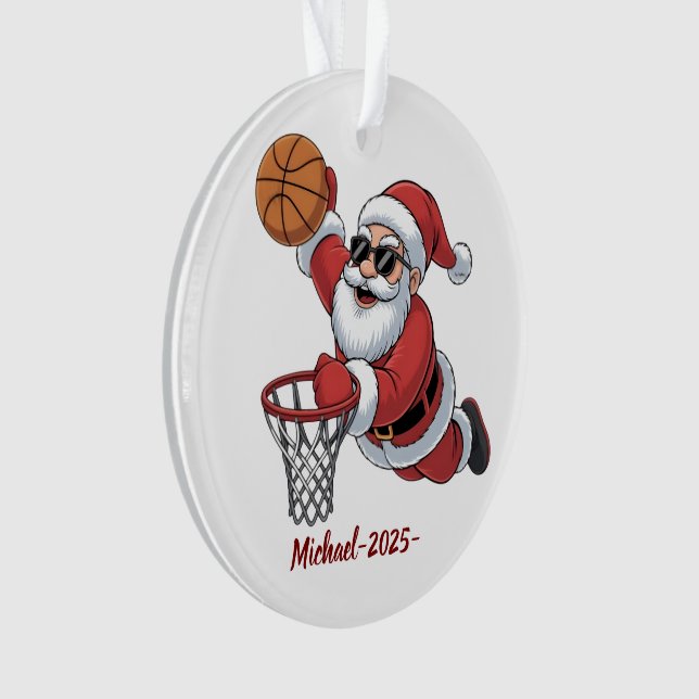 Custom Babys First Christmas Bauble, Baby 2025 (devant)