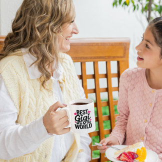 Custom Best Gigi in the World Grandma Mug