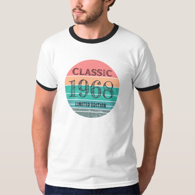 Custom Birth Year Classic Limited Edition T-shirt (Devant)
