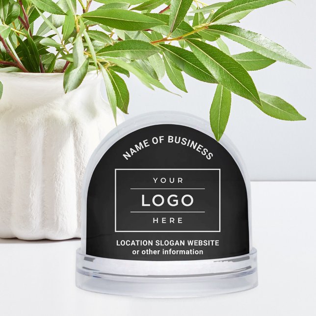 Custom Black Business Name and Logo (Créateur téléchargé)