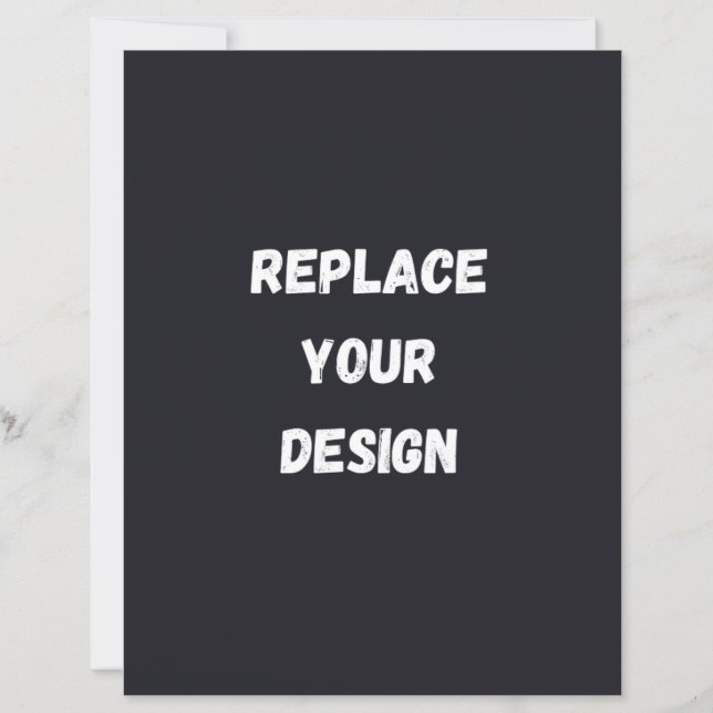 Custom black simple Design Add Photo or Text (Devant)